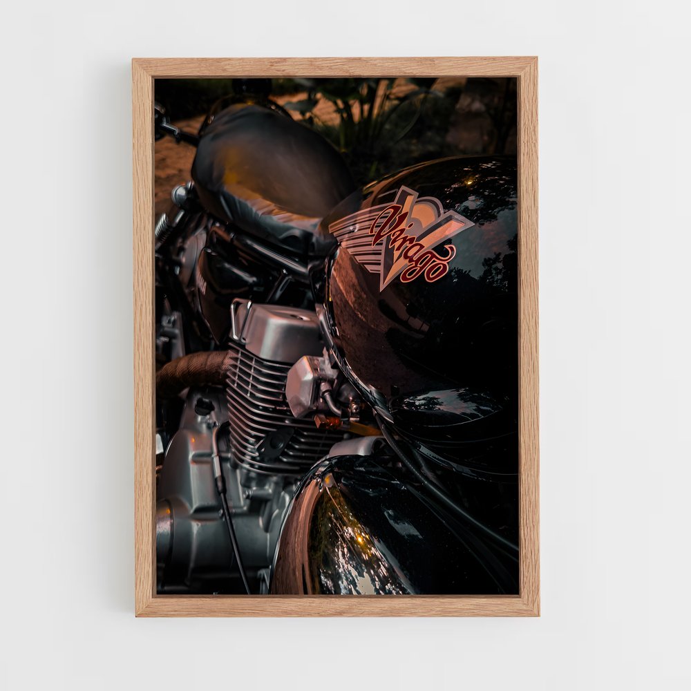 Poster Intrépide Virago – affiche Yamaha (vue 4)